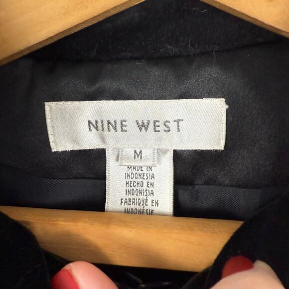 Y2K Nine West Jacket Women Medium Velvet Whimsigoth Grunge Witchy Steampunk Vamp - Picture 5 of 7